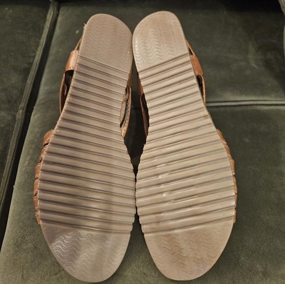 Mexican huarache leather sandals sz 10 - Picture 6 of 7